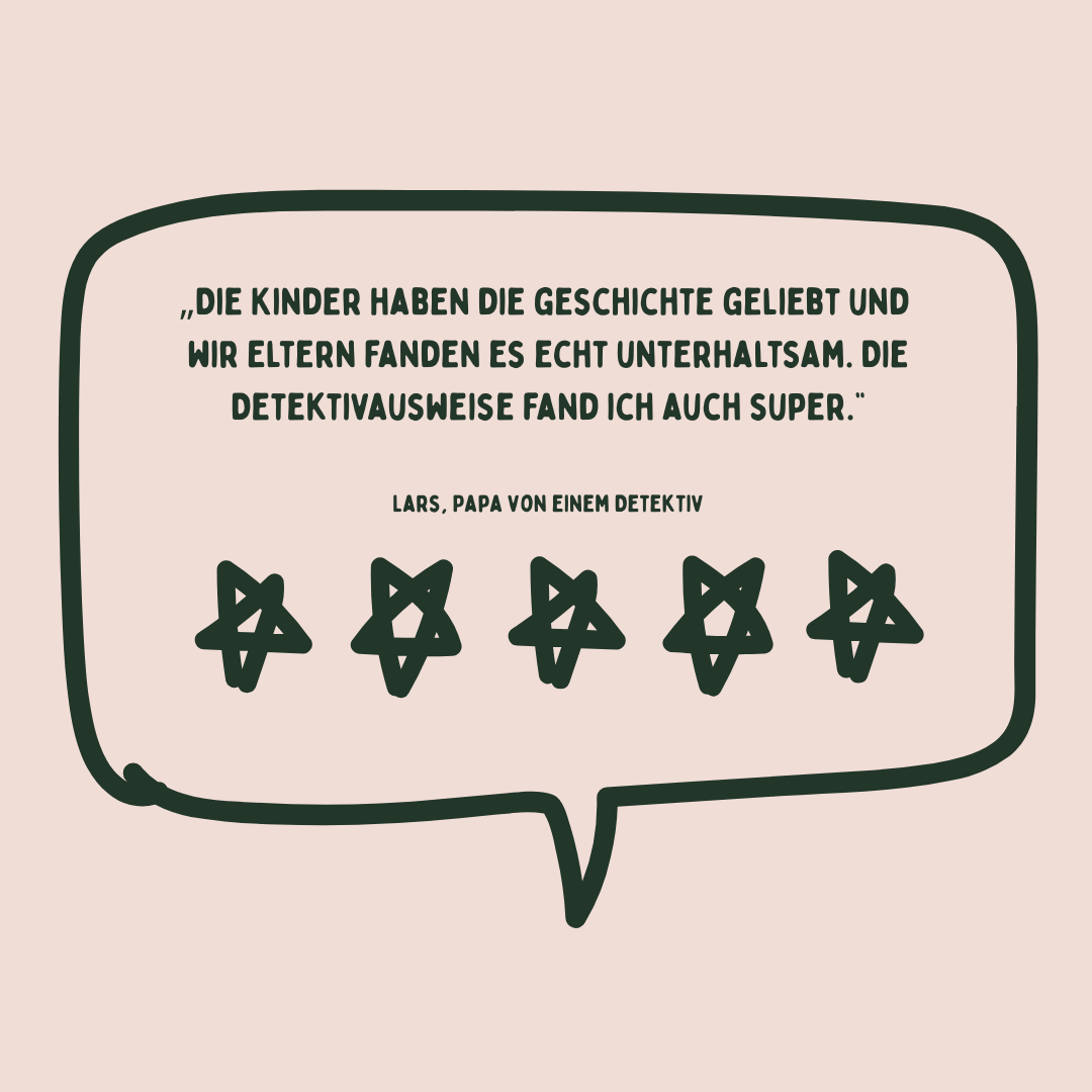 Schatzsuche Detektiv zum Ausdrucken