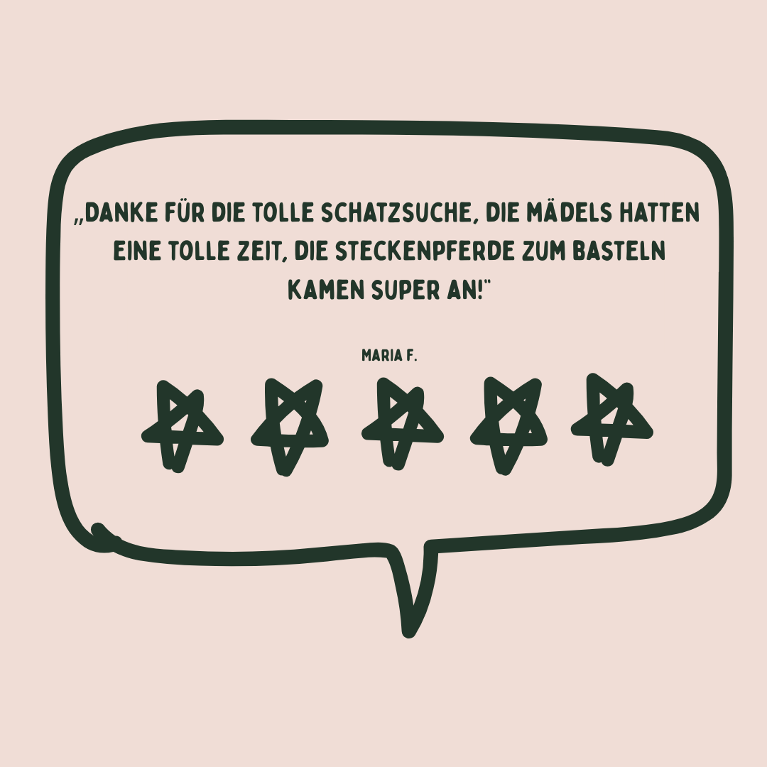 Pferde Schnitzeljagd zum Kindergeburtstag