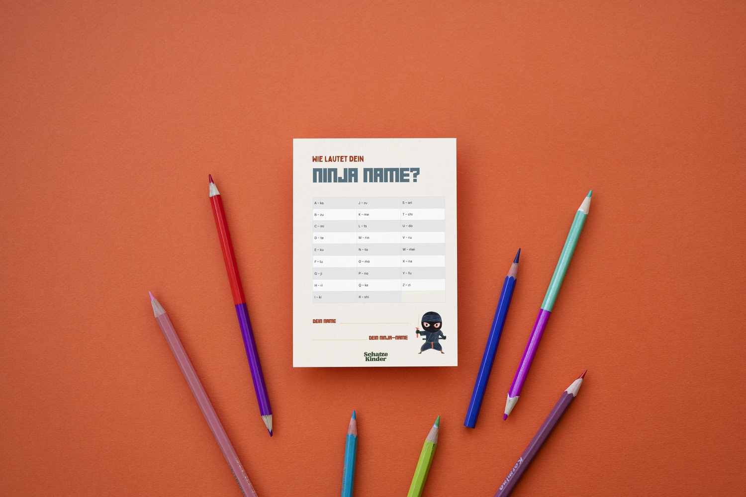 Dein Ninja Name kostenlos Freebie gratis Geburtstagsparty Ideen