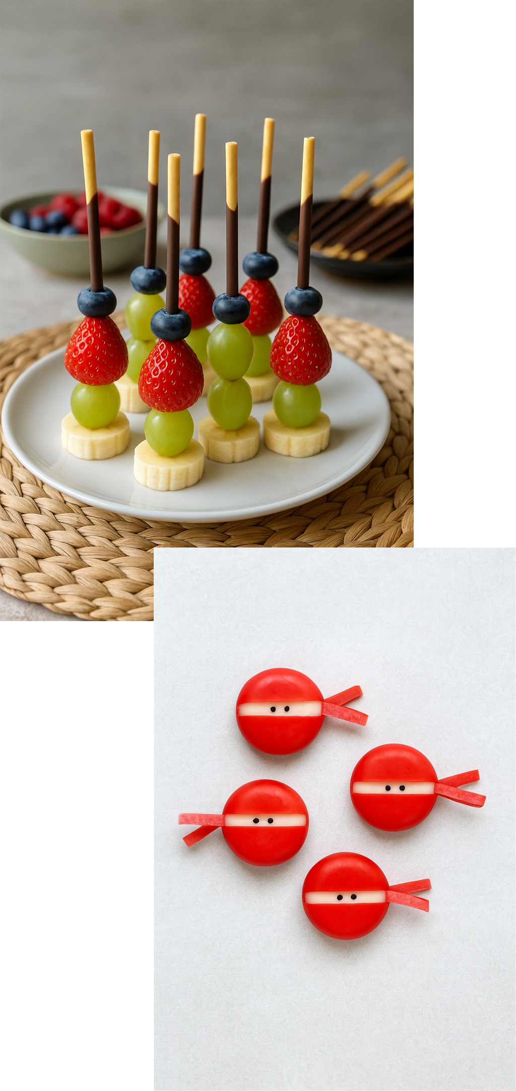 Snacks_Essen_Kindergeburtstag_Ninja_Idee