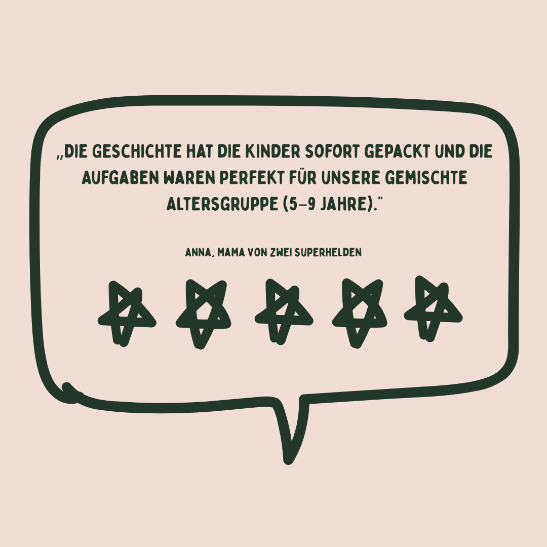 Schatzsuche Superhelden zum Ausdrucken