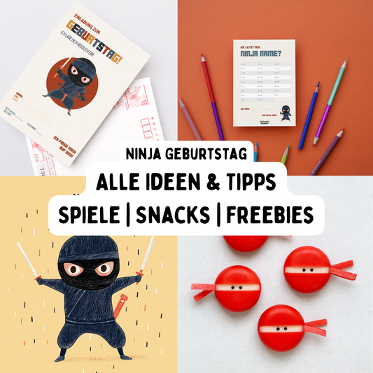 Ninja Geburtstag: Ideen, Spiele & Schatzsuche für kleine Meister (4-8 Jahre)