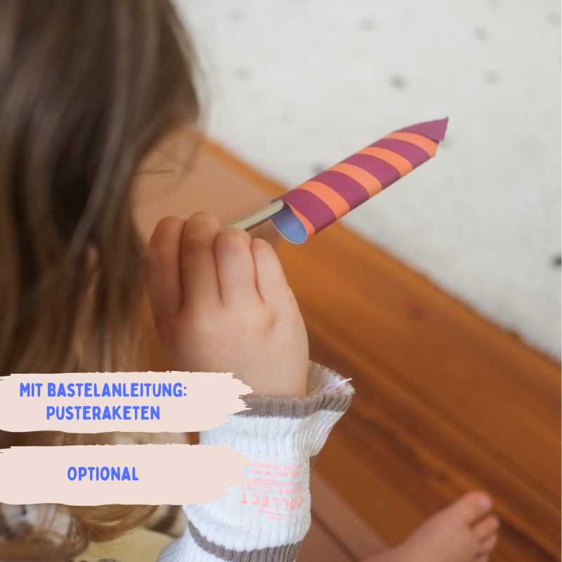 Astronauten Schatzsuche Bastelanleitung Pusterakete