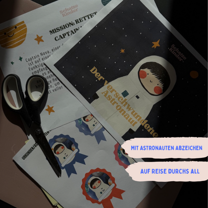 Astronauten Schatzsuche PDF Vorschau zum Ausdrucken