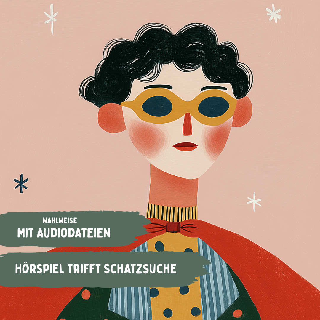 Superhelden Schatzsuche mit Audio-Hörspiel – MP3 Begleitung für Kindergeburtstag