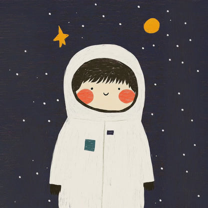 Schatzsuche Astronaut zum Ausdrucken