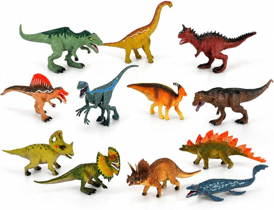 Amazon:B0GW8PJ8YH Realistische Mini-Dinosaurierfiguren, 12 Stück